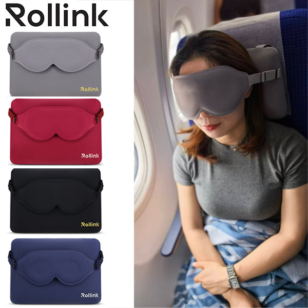 כרית נסיעות עם כיסוי עיניים