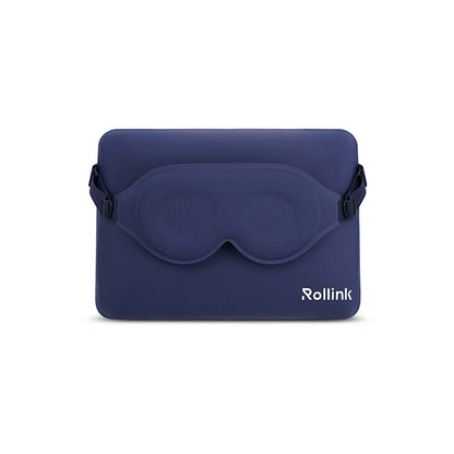 כרית נסיעות עם כיסוי עיניים