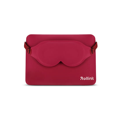 כרית נסיעות עם כיסוי עיניים