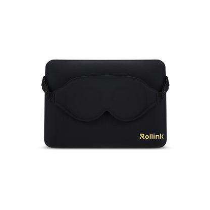 כרית נסיעות עם כיסוי עיניים