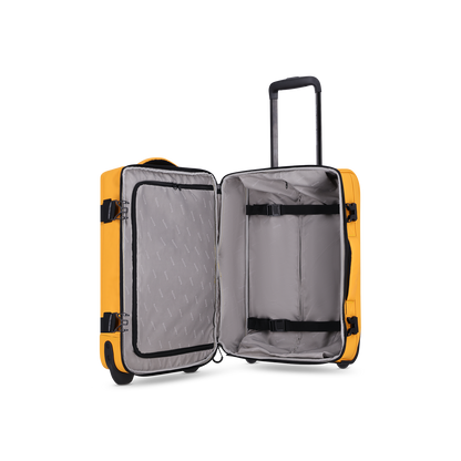 Roll & Pack תיק דאפל טרולי רך 21" מתאים לעלייה למטוס